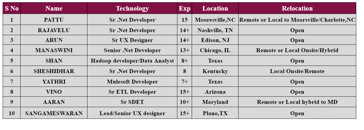 .NET Developer Hotlist