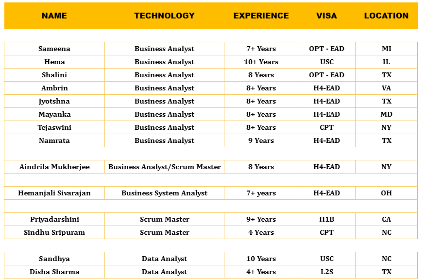 Business Analyst Jobs Hotlist