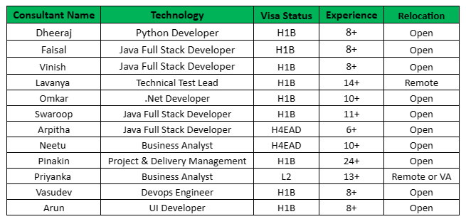 Java Developer hotlist