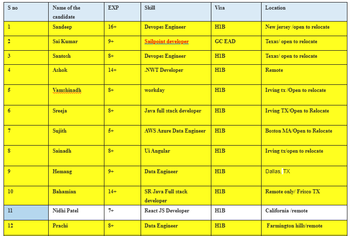 Sailpoint developer Jobs Hotlist