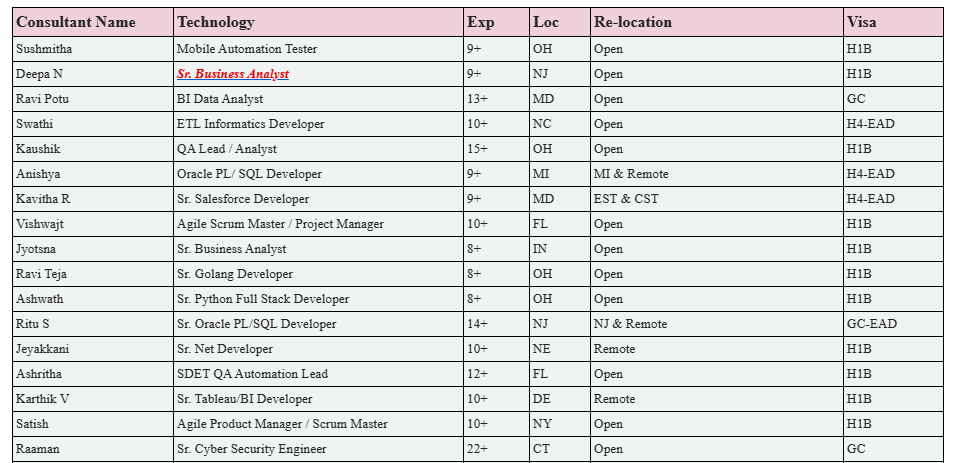 Business Analyst Jobs Hotlist