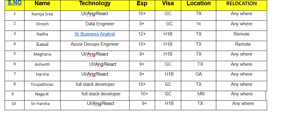 Sr Business Analyst jobs Hotlist,
