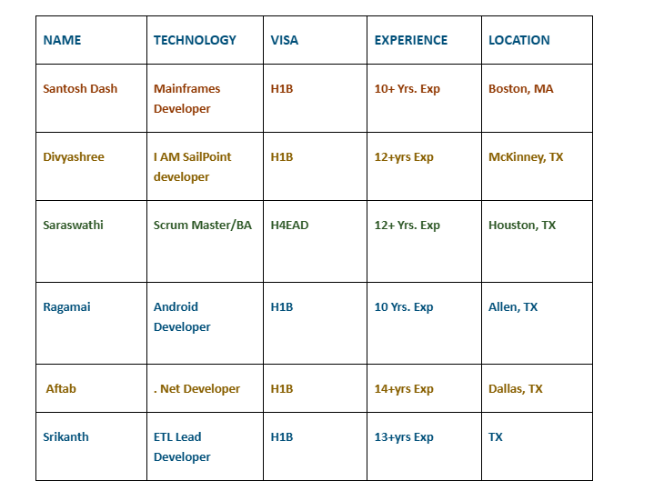 . Net Developer c2c jobs hotlist,