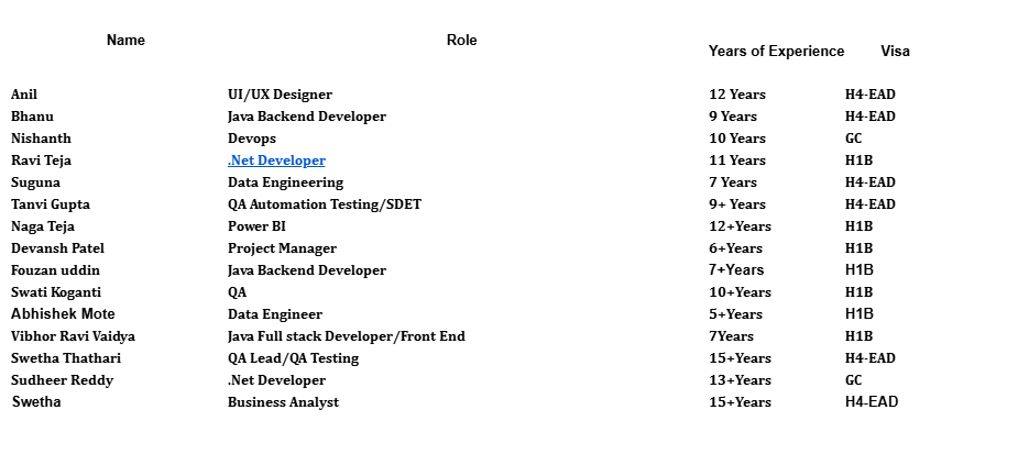 .Net Developer Hotlist