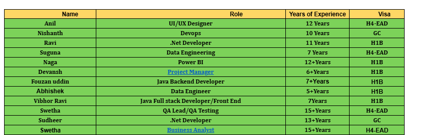 Business Analyst Hotlist,