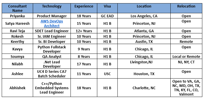 SDET Lead Engineer Hotlist