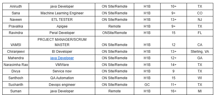 DOT NET Developer hotlist