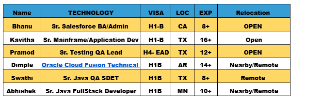 Sr. Salesforce hotlist