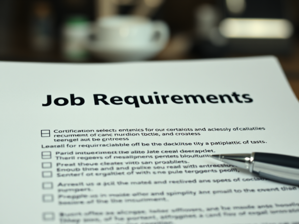 Job Requirements Examples
