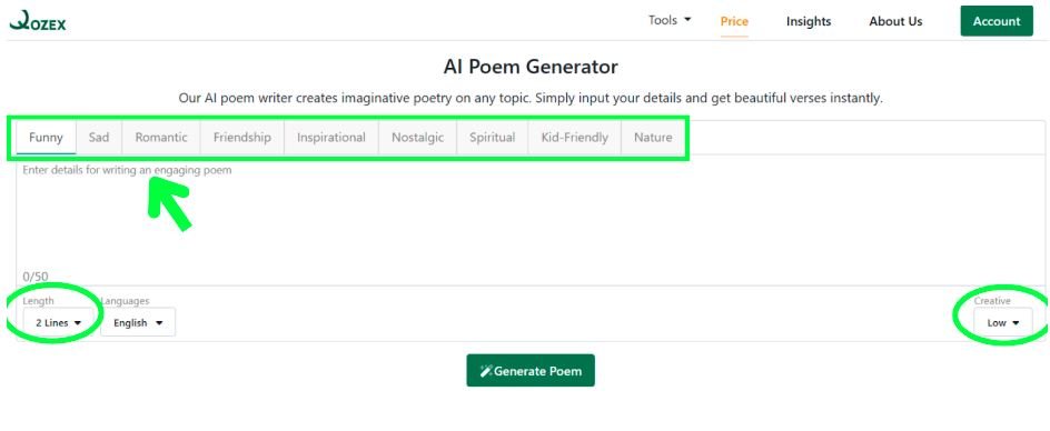 poem generator online