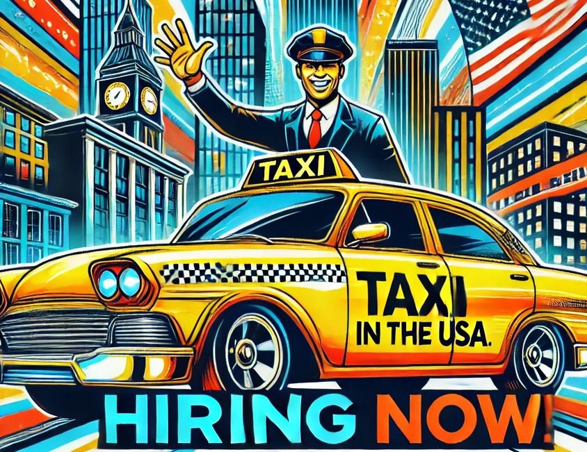 taxi driver jobs in usa with visa sponsorship