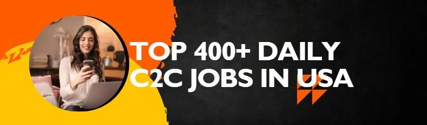 C2C jobs in USA