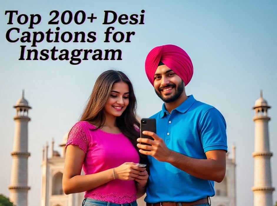 Short Desi Captions for Selfies