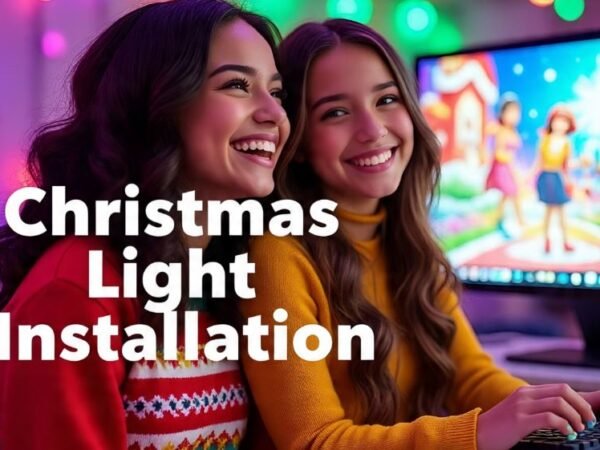 Christmas Light Installation