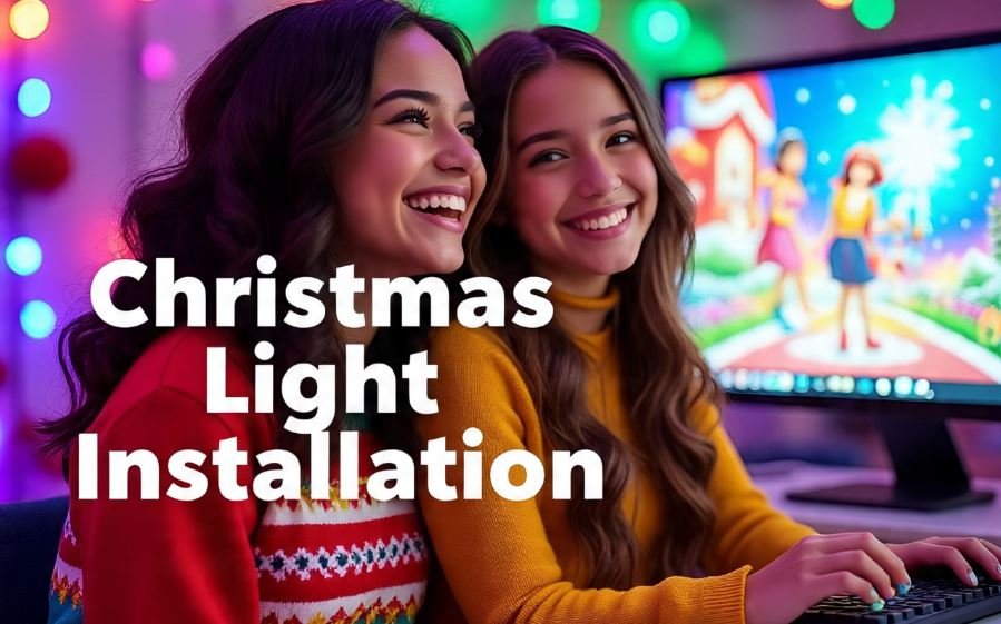 Christmas Light Installation