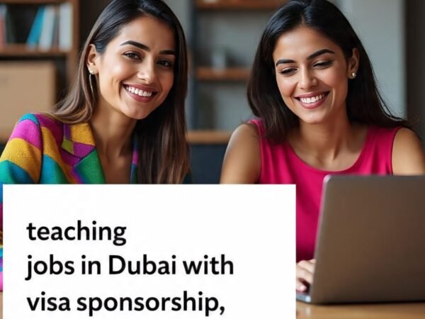 teaching jobs in Dubai with visa sponsorship