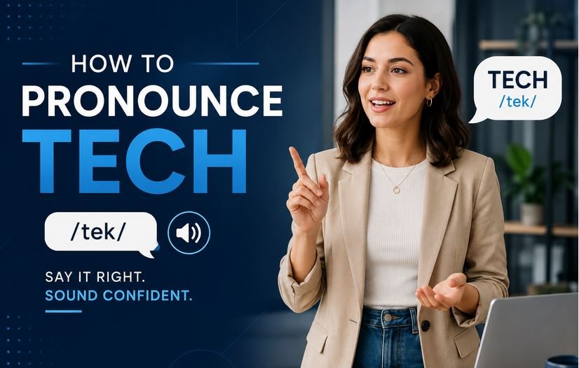 How to Pronounce Tech
